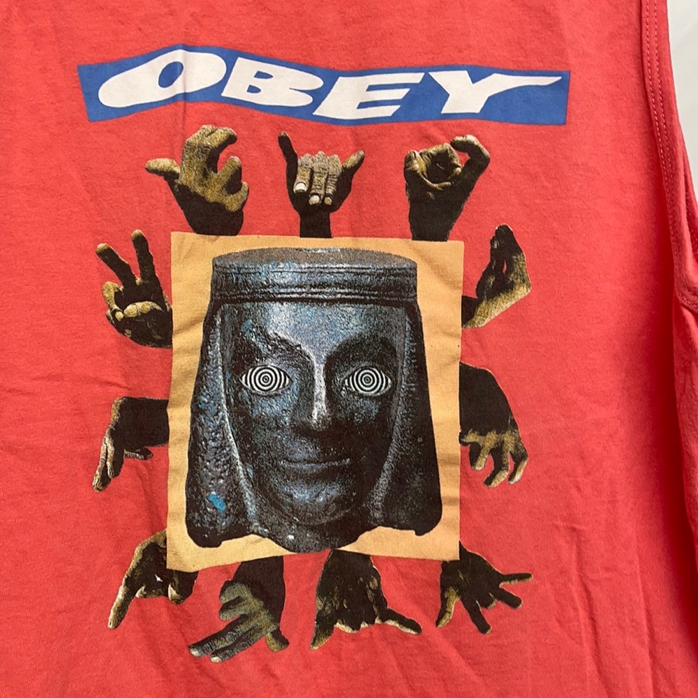 Obey Mens Tank Top Size Medium